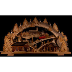 Schwibbogen Fichtelbergidylle - 72x43x15 cm