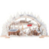 Candle Arch - Fichtelberg Idyll with Snow - 72x43 cm / 28.3x16.9 inch