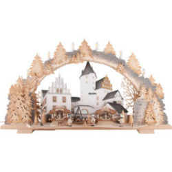 Candle Arch - Christmas Market at Schwarzenberg Castle - 72x43 cm / 28.3x16.9 inch