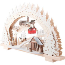 Candle Arch - Fichtelberg Snowy - 53x31 cm / 20.9x12.2 inch