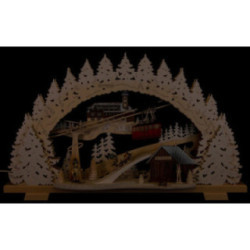 Candle Arch - Fichtelberg Snowy - 53x31 cm / 20.9x12.2 inch