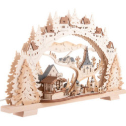 Schwibbogen Grillhütte - 53x31 cm