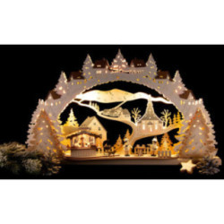 Schwibbogen Grillhütte - 53x31 cm
