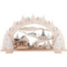 Schwibbogen Grillhütte verschneit - 53x31 cm