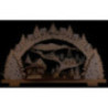 Candle Arch - Barbecue Lodge with Snow - 53x31 cm / 20.9x12.2 inch