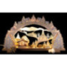 Candle Arch - Barbecue Lodge with Snow - 53x31 cm / 20.9x12.2 inch