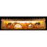 Illuminated Stand Christmas Idyll with Candle Arch - 75x20x15 cm / 29.5x7.9x5.9 inch
