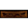 Illuminated Stand Christmas Idyll with Candle Arch - 75x20x15 cm / 29.5x7.9x5.9 inch