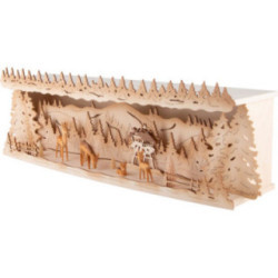 Illuminated Stand - Deer in the Forest - 58x18 cm / 22.8x7.1 inch