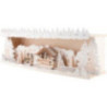 Schwibbogenerhöhung Weihnachtsmarkt verschneit - 57x17 cm