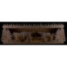 Illuminated Stand - Christmas Market with Snow - 57x17 cm / 22.5x6.7 inch