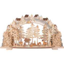 Schwibbogen Waldidylle - 72x41x13 cm