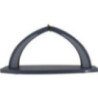 Candle Arch - modern wood - Anthracite - without Figurines - 42x20 cm / 16.5x7.9 inch