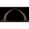 Schwibbogen modern wood anthrazit - ohne Bestückung - 42x20 cm