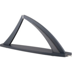 Candle Arch - modern wood - NEW LINE Anthracite - without Figurines - 56,5x25 cm / 22.2x9.8 inch