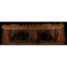 Schwibbogenerhöhung Bergbau mit Bergleuten - 58x18 cm