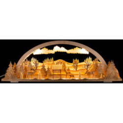 Candle Arch - Diorama Game Feeding - 72x24 cm / 28.3x9.4 inch