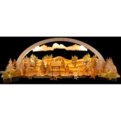 Candle Arch - Diorama Game Feeding - 72x24 cm / 28.3x9.4 inch