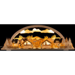 Schwibbogen Diorama Rastplatz Schöne Aussicht - 72x24 cm