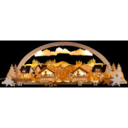 Candle Arch - Diorama Resting Place Beautiful View - 72x24 cm / 28.3x9.4 inch