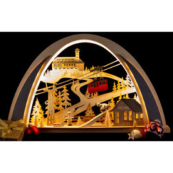 Candle Arch - NEW LINE - Fichtelberg Idyll - 52x32,5 cm / 20.5x12.8 inch
