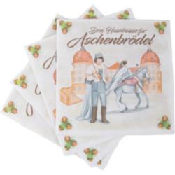 Servietten "Drei Haselnüsse für Aschenbrödel" - 20 Stück - 33 cm