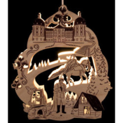 Fensterbild "Drei Haselnüsse für Aschenbrödel" - 30,5 cm