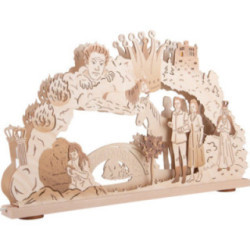 3D Candle Arch - "The Singing Ringing Tree" - 52x32 cm / 20.5x12.6 inch