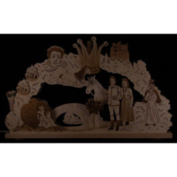 3D Candle Arch - "The Singing Ringing Tree" - 52x32 cm / 20.5x12.6 inch