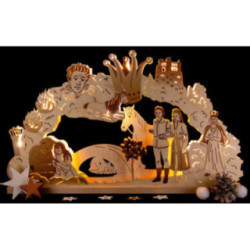 3D Candle Arch - "The Singing Ringing Tree" - 52x32 cm / 20.5x12.6 inch