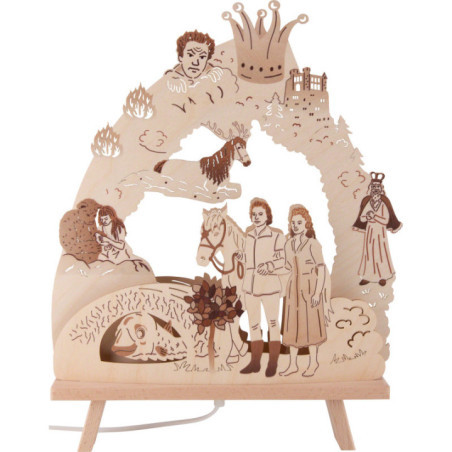 Candle Arch - & 8220 The Singing Ringing Tree& 8221  - 30×41 cm / 11.8×16.1 inch (LED powered)