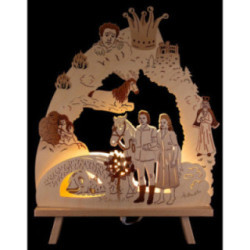 Candle Arch - & 8220 The Singing Ringing Tree& 8221  - 30×41 cm / 11.8×16.1 inch (LED powered)