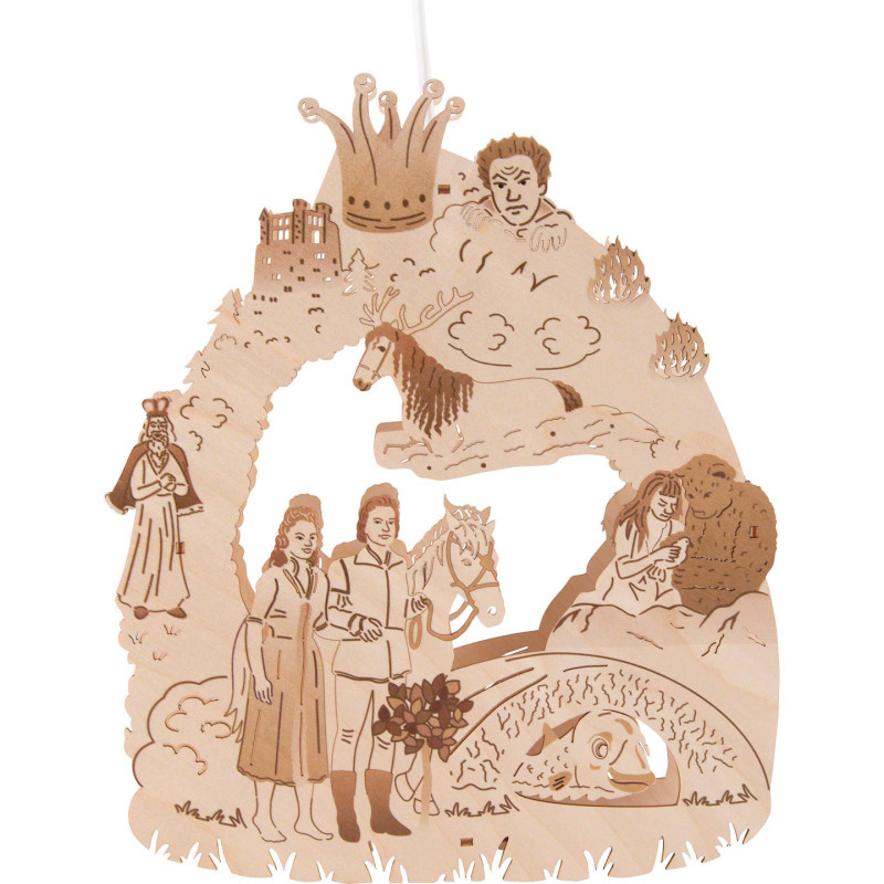 Window Picture - "The Singing Ringing Tree" - 29,5 cm / 11.6 inch