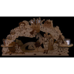 Candle Arch - "The Singing Ringing Tree" - 24x11,5 cm / 9.4x4.5 inch