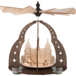 1-stöckige Pyramide "Drei Haselnüsse für Aschenbrödel" - 30 cm