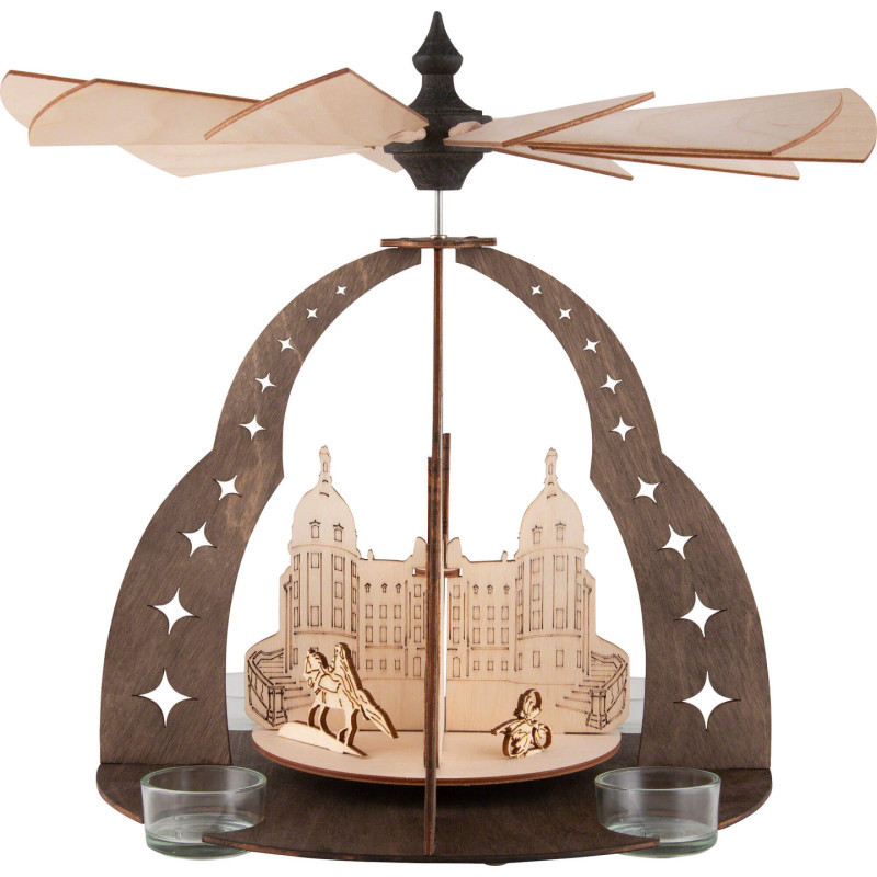 1-stöckige Pyramide "Drei Haselnüsse für Aschenbrödel" - 30 cm