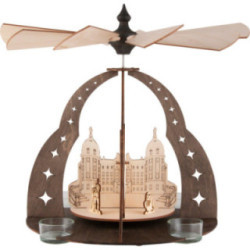 1-stöckige Pyramide "Drei Haselnüsse für Aschenbrödel" - 30 cm