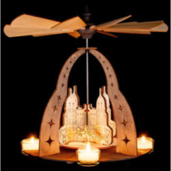 1-stöckige Pyramide "Drei Haselnüsse für Aschenbrödel" - 30 cm