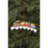 Christbaumschmuck Eisenbahn - 11,0x4,1 cm