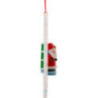 Tree Ornament - Snowflake Santa with Reindeer - 9,0x9,0 cm / 3.5x3.5 inch