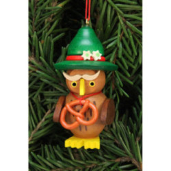 Christbaumschmuck Eule Bayer - 3,2x6,2 cm
