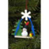 Tree Ornament - Snowman - 7,4x6,3 cm / 3x2 inch