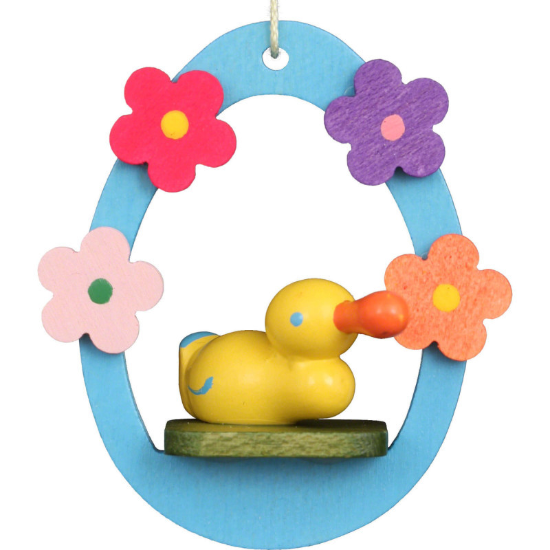 Osterschmuck Entlein im Ei - 5,5 cm