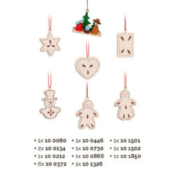 Ornaments for Smoking Advent Calendar - 4,5 cm / 1.8 inch