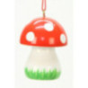 Christbaumschmuck Pilz - 2,6x3,6 cm