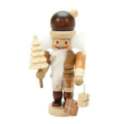 Nussknacker Mini Weihnachtsmann natur - 10,0 cm