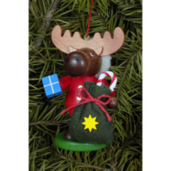 Christbaumschmuck Strolch Elch Weihnachtsmann - 9,5 cm