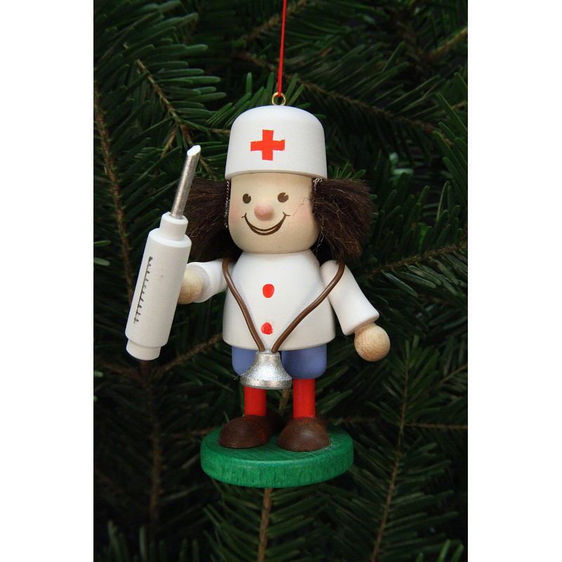 Christbaumschmuck Strolch Arzt - 10 cm