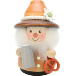 Wackelmännchen Bayer natur - 8,0 cm