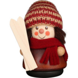 Teeter Man - Skier Natural - 8 cm / 3.1 inch